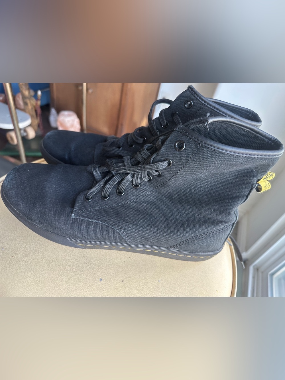Dr. Marten Sheridan canvas boots